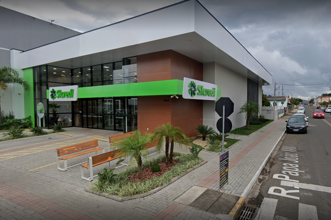 Agência Sicredi em União da Vitória - PR construída pela WB Construção Civil